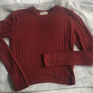 LA HEARTS CROPPED LONG SLEEVE